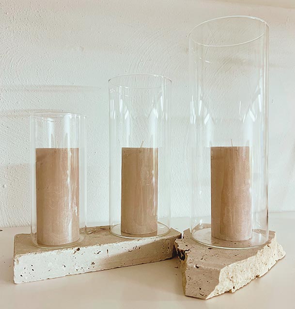 LieBella Dekoverleih Eventdesign Aachen - Goldene Kerzenhalter.